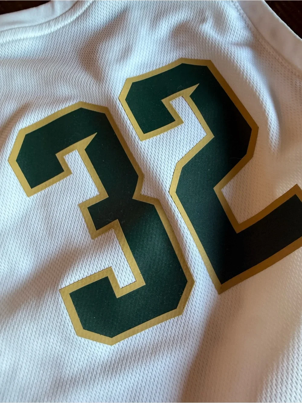 Nike White Basketball Jersey with Black Label